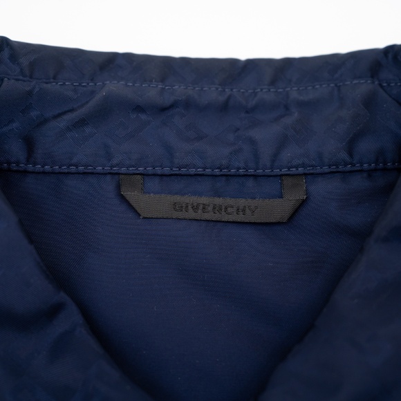 size 52 Givenchy Overshirt Monogram Dark Blue Zipped - Picture 6 of 9